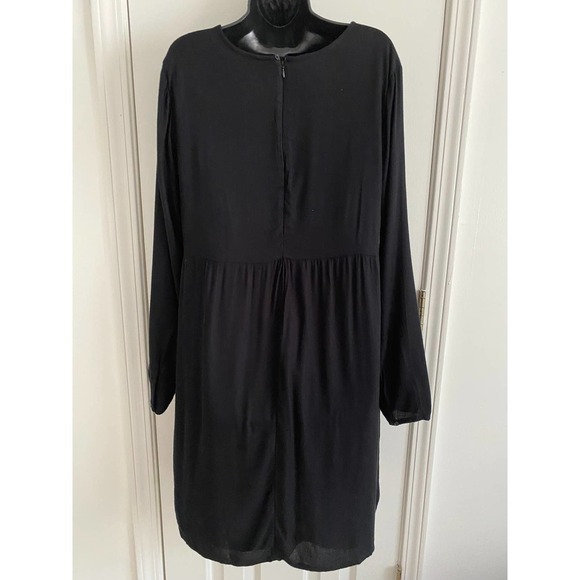 New Old Navy Dress Large Long Sleeve Ruffled Emerald Green - Picture 6 of 10